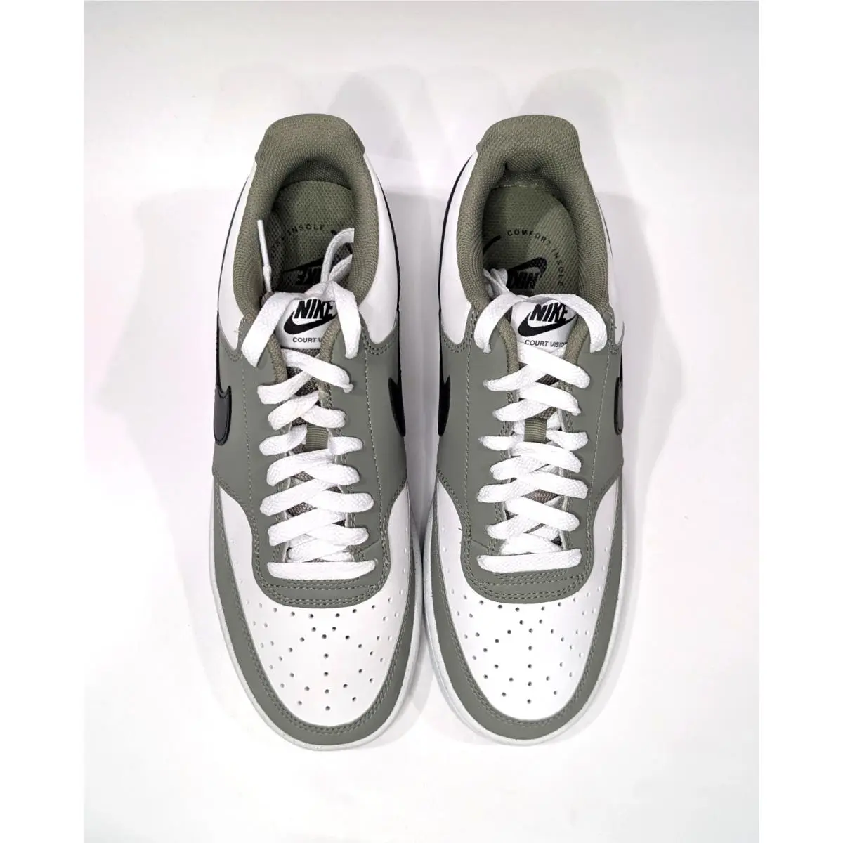 Nike shoes - Nike Court Vision Low - Court Vision Low - IM0459-104 - Summit White/Black/Sage 0