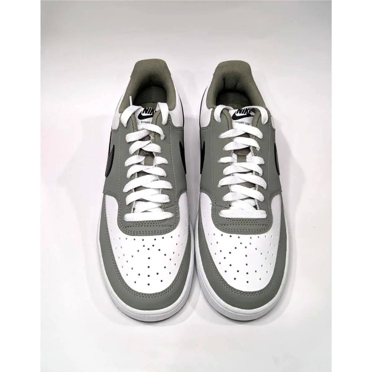 Nike shoes - Nike Court Vision Low - Court Vision Low - IM0459-104 - Summit White/Black/Sage 1