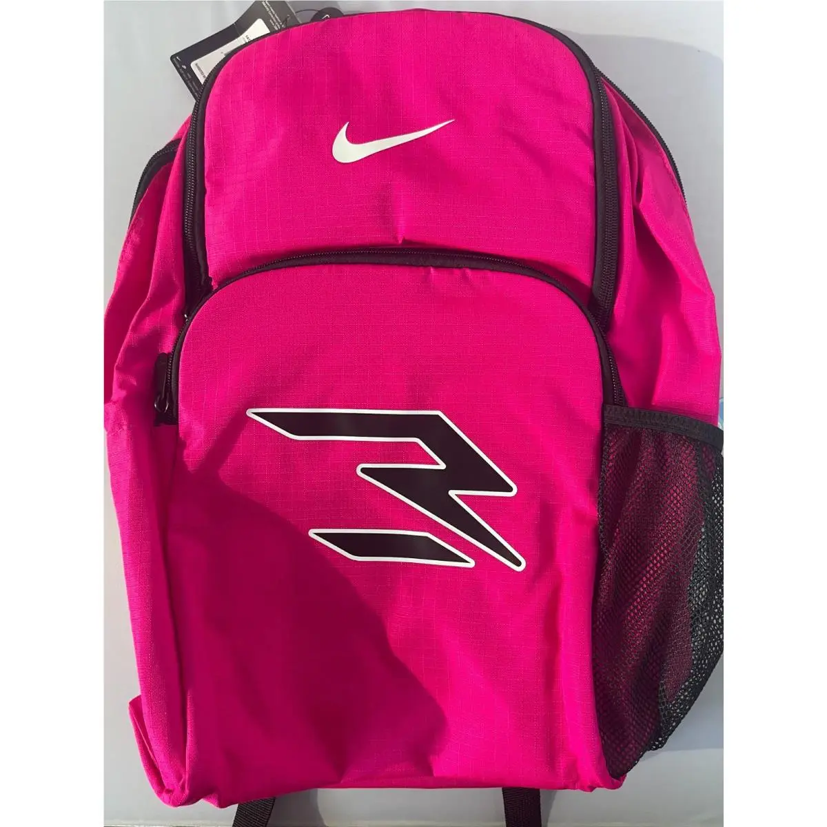 Graphic Print Backpack 15 Laptop Sleeves Organizer Pockets 9AT012 PINK PRIME by Nike