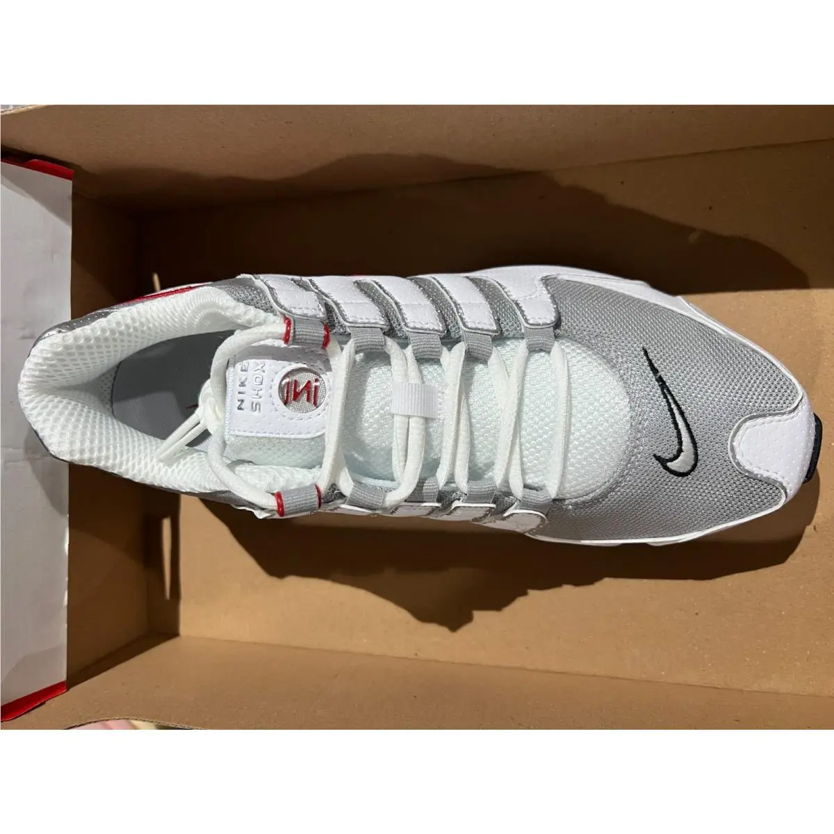 Nike shoes - 378341 - 378341 - WHITE/METALLIC SILVER 0