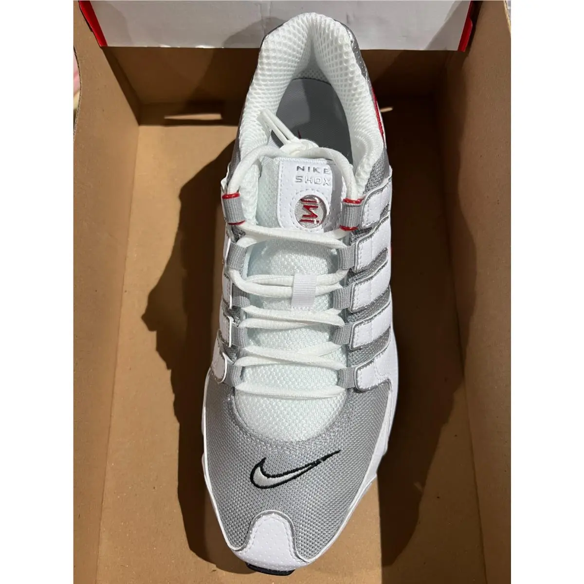 Nike shoes - 378341 - 378341 - WHITE/METALLIC SILVER 2
