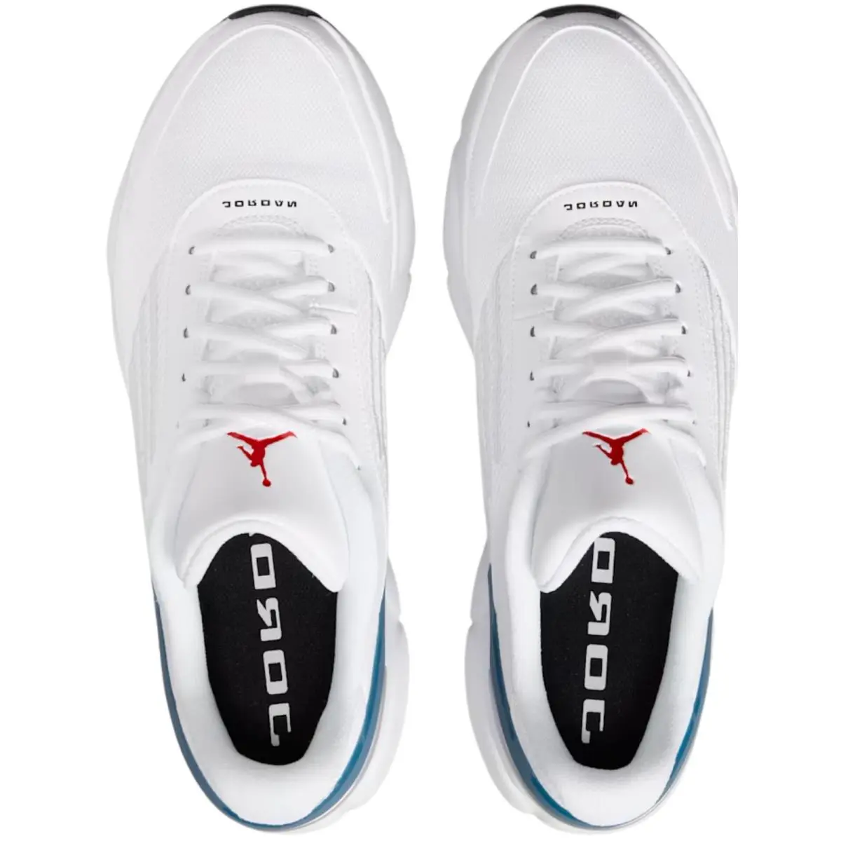 Nike shoes - Nike Air Jordan Trunner Flow - White/University Blue/Metallic Silver/Black 42