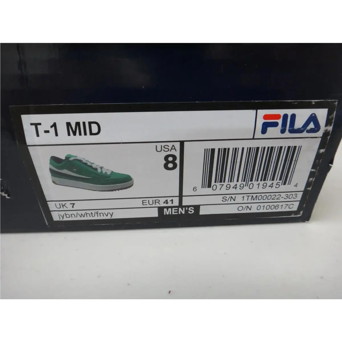 Fila shoes - T-1 MID - MID - 1TM00022-303 - Green 1