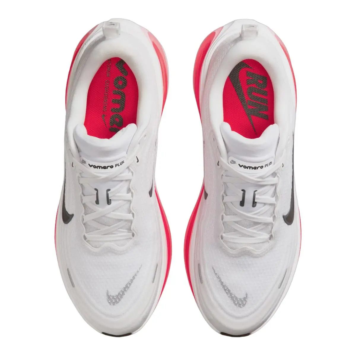 Nike shoes - NIKE Vomero Plus - Vomero Plus - HV8150-100 - White/Black/Bright Crimson 7