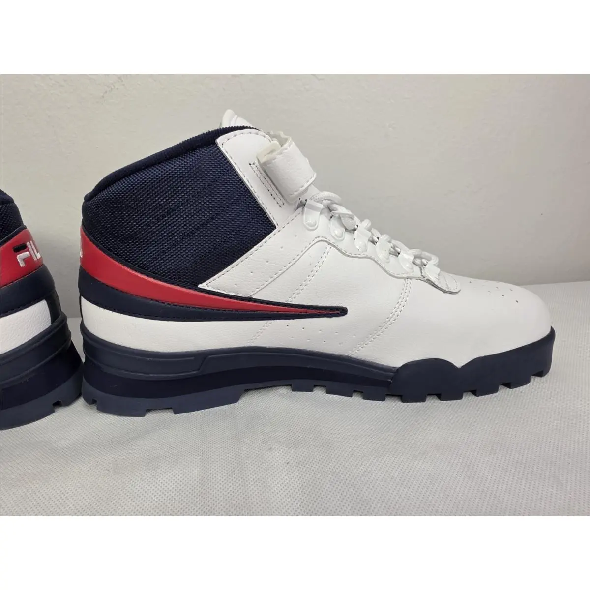 Fila shoes - FILA F-13 - white,navy blue,red, Main: White 8