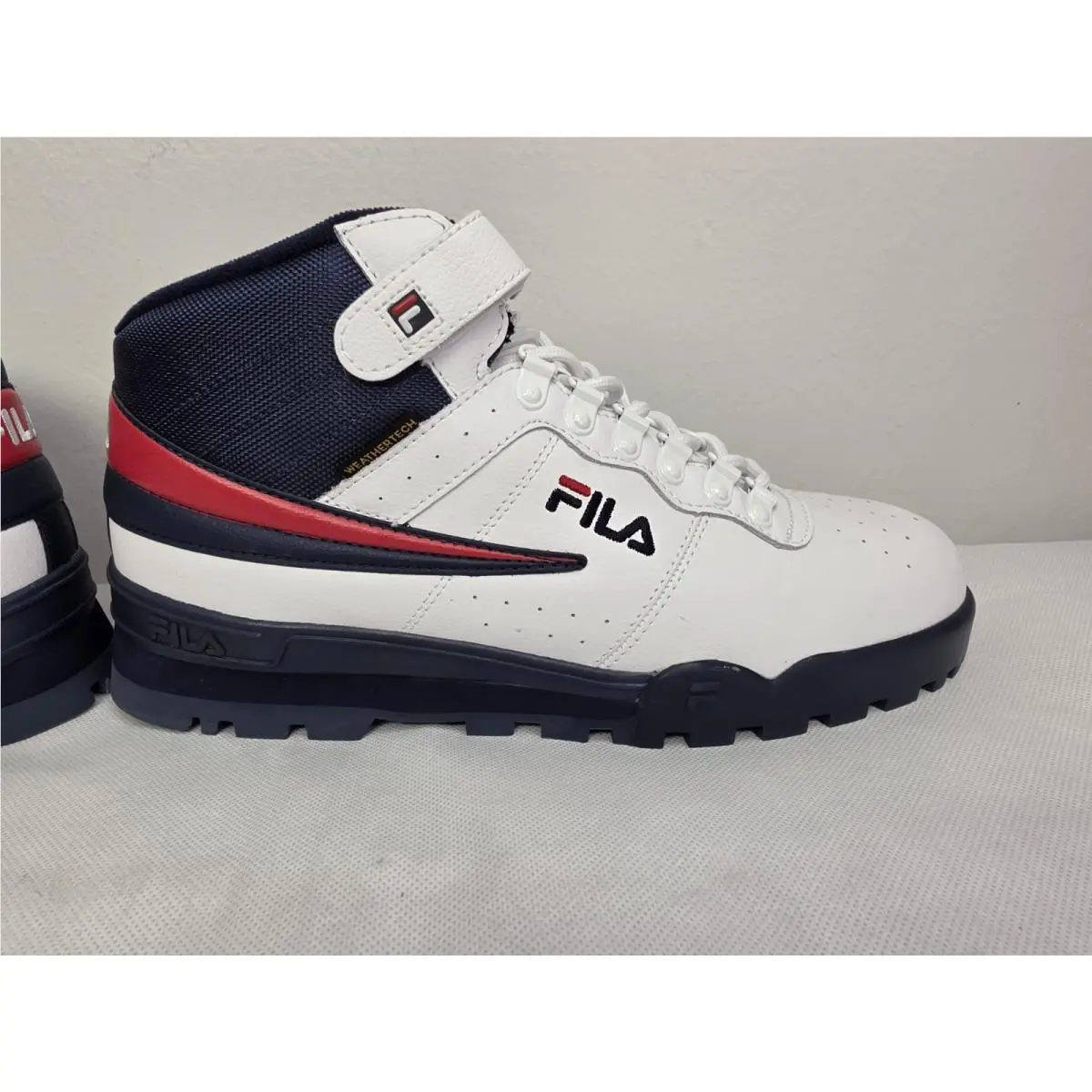Fila shoes - FILA F-13 - white,navy blue,red, Main: White 3
