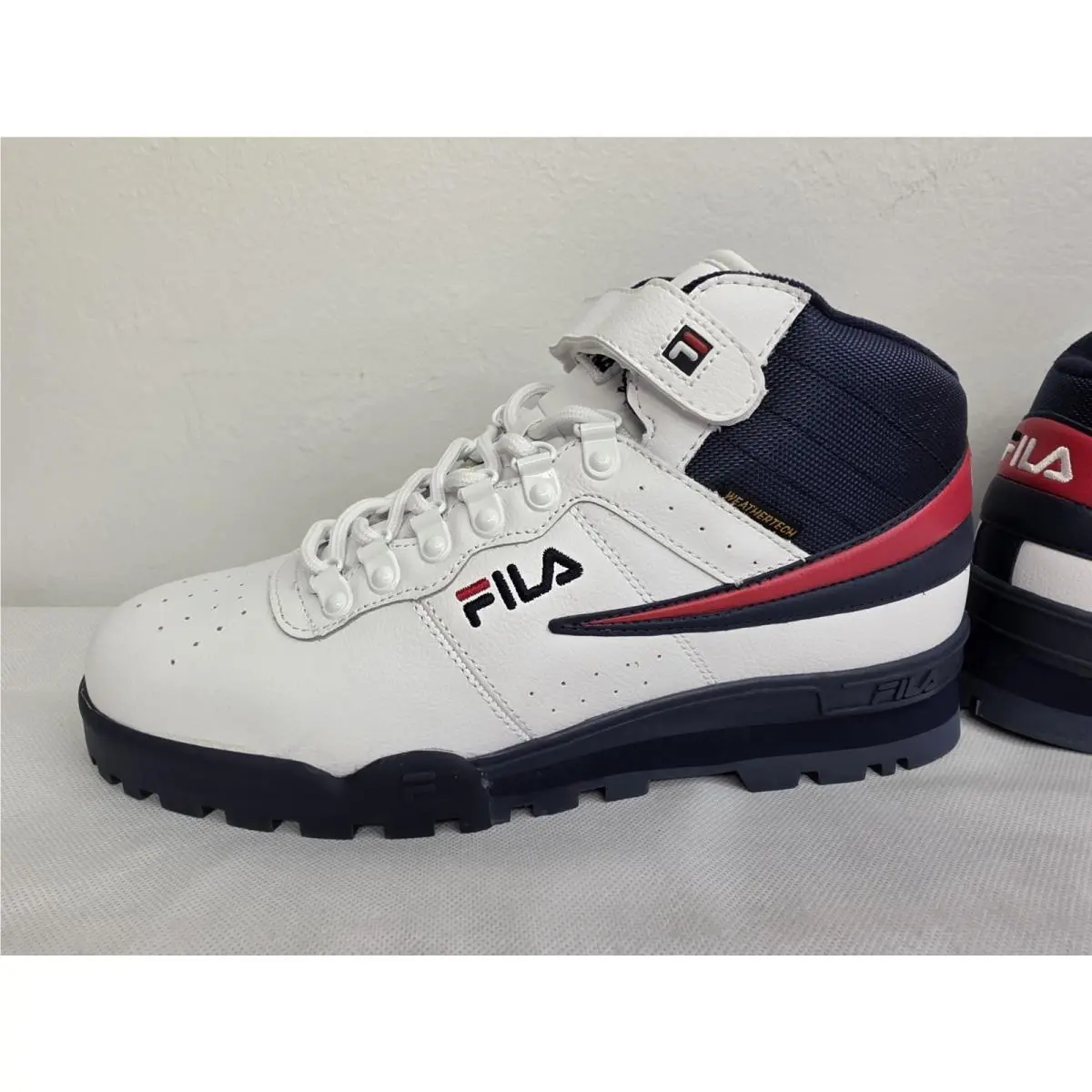 Fila shoes - FILA F-13 - white,navy blue,red, Main: White 4