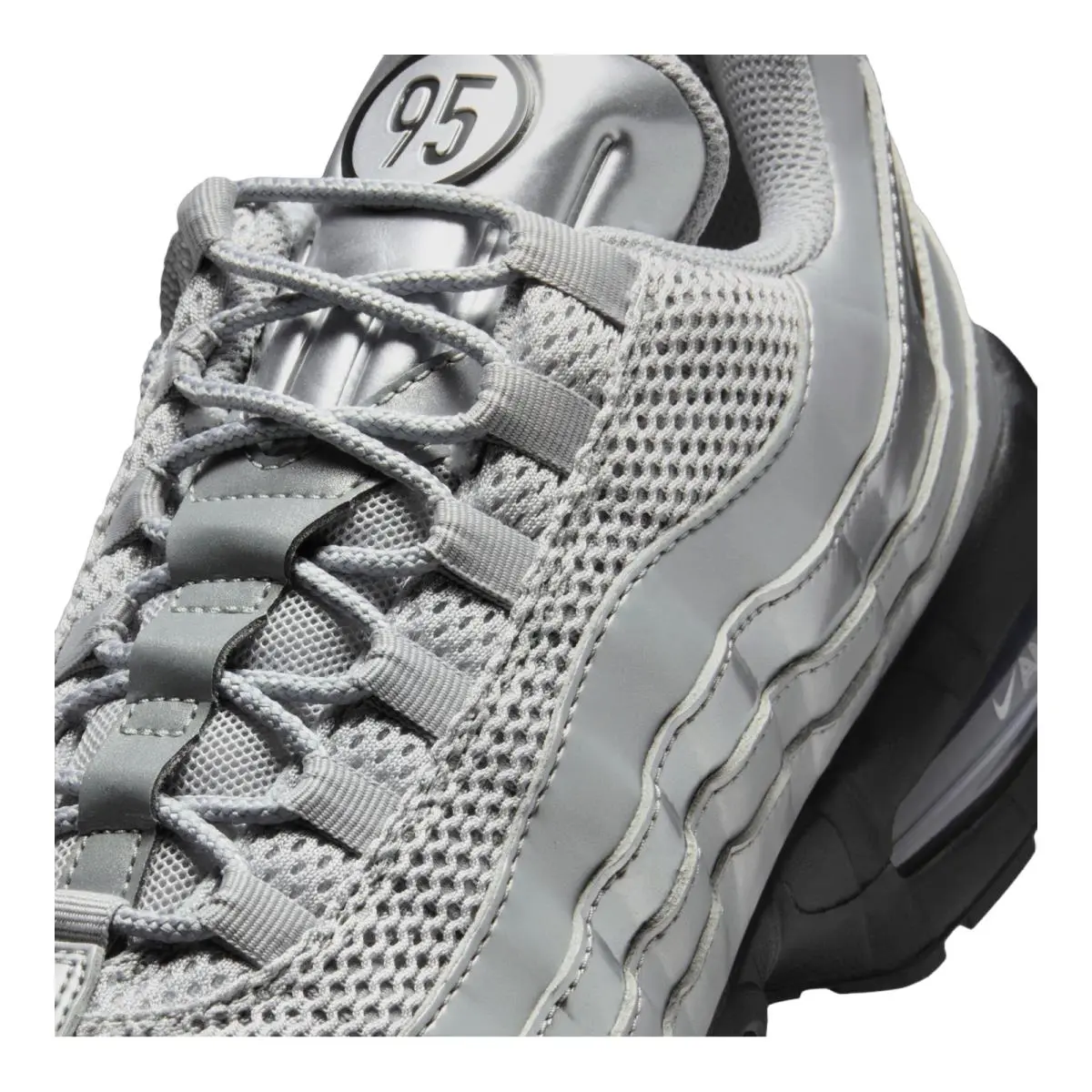 Nike shoes - NIKE Air Max 95 Big Bubble - IB6830-002 - Metallic Silver/Black/Black 10
