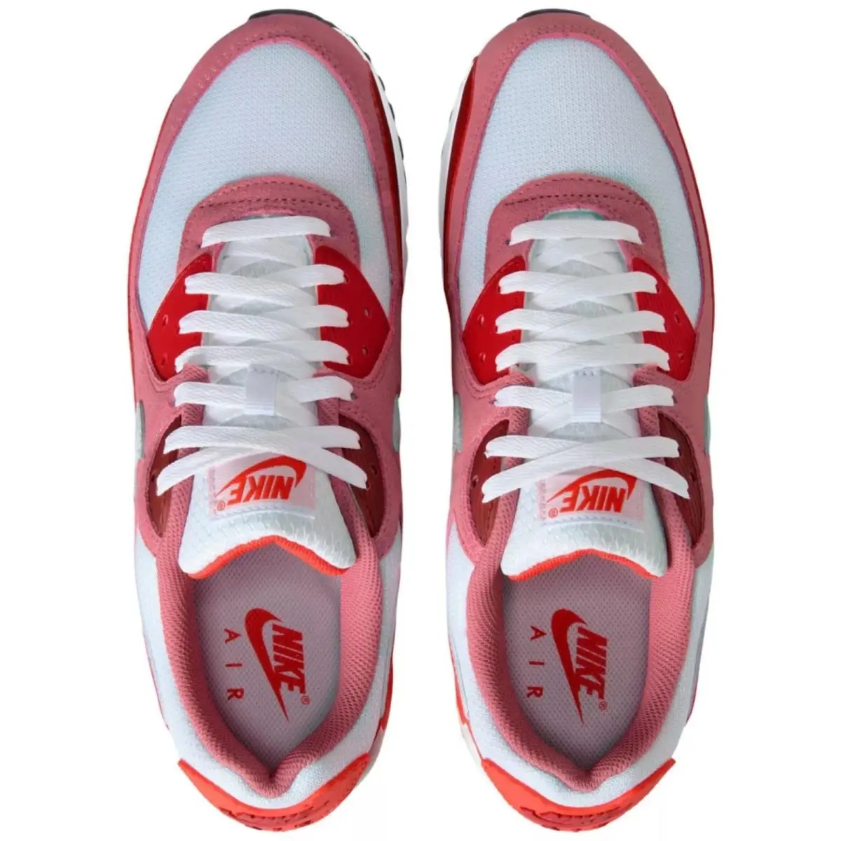 Nike shoes - Nike Air Max 90 - Air Max - Red, Maufacturer: PEONY/WHITE/LT CRIMSON/TEAM CRIMSON 8