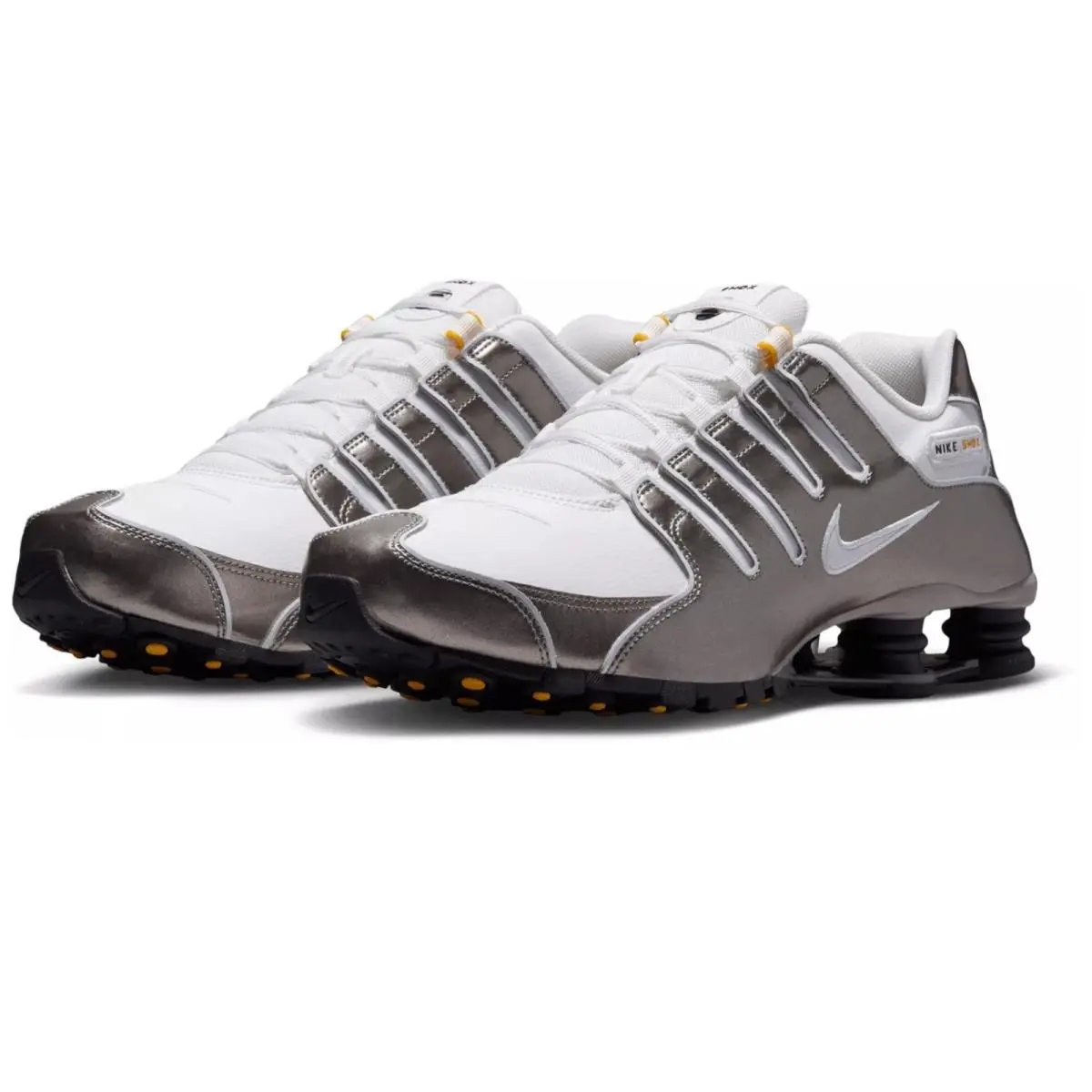 Nike shoes - Nike Shox - Shox - White, Maufacturer: Summit White/Summit White/Mtlc Pewter 4