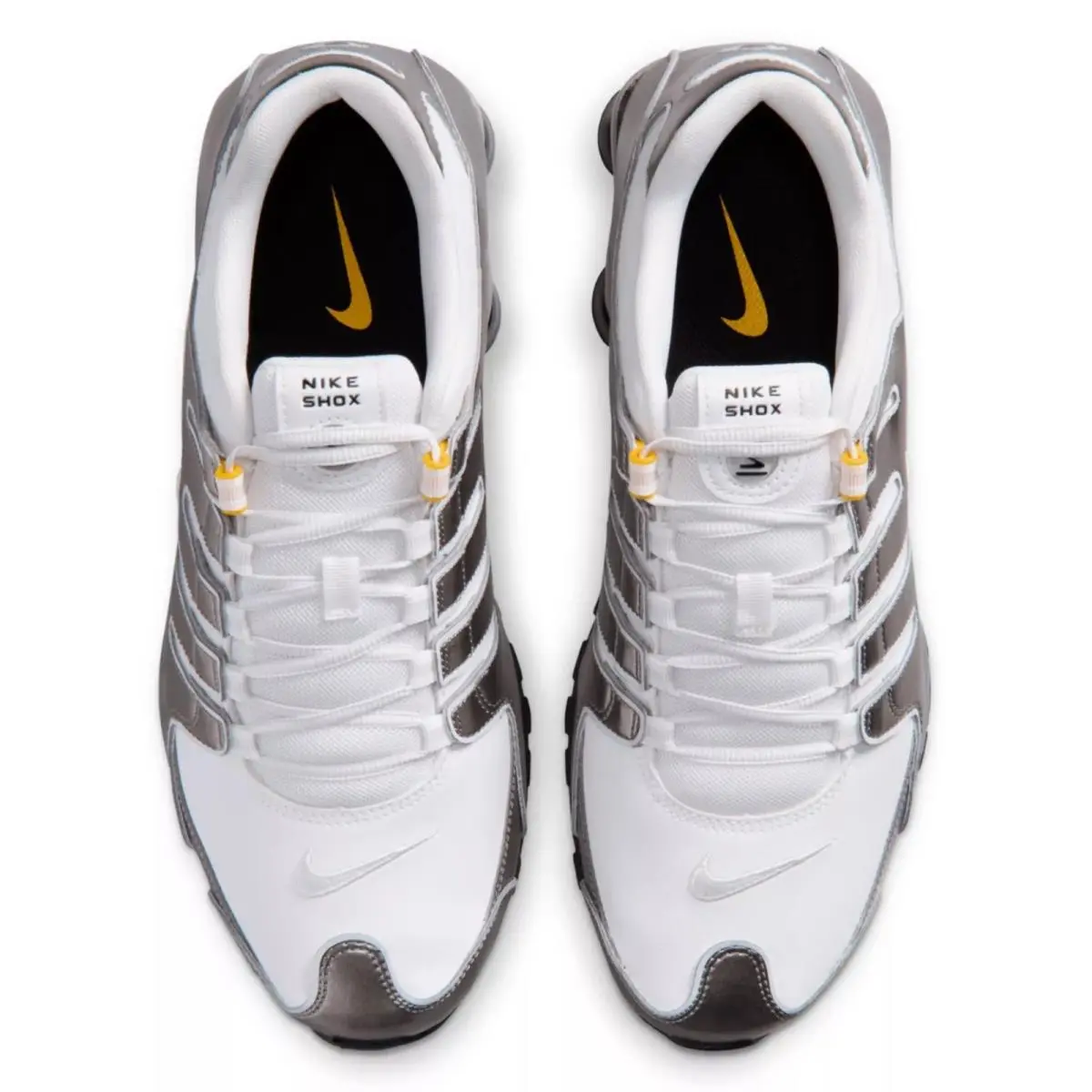 Nike shoes - Nike Shox - Shox - White, Maufacturer: Summit White/Summit White/Mtlc Pewter 6