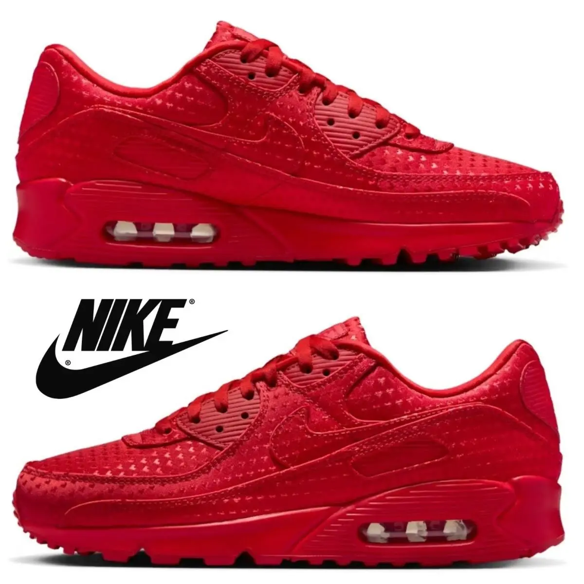 Air Max 90 Premium Valentine’s Day Men`s Shoes Sneakers Casual Trainers by Nike