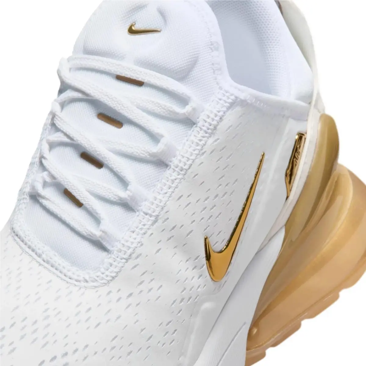 Nike shoes - Nike - Gold, Manufacturer: White/Metallic Gold 9