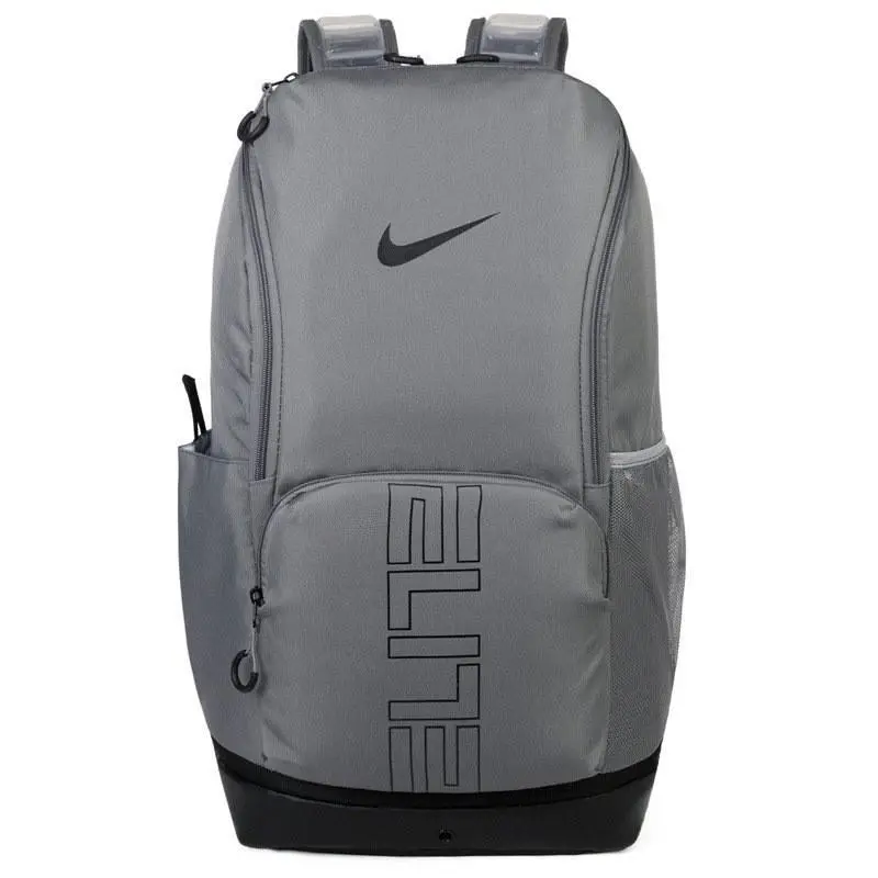 Varsity Elite Backpack 32L Black Metallic Silver Unisex Grey by Nike