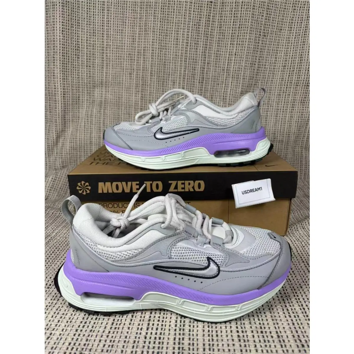 Air Max Bliss Photon Dust Lilac Women`s Running Shoe DH5128-001 by Nike