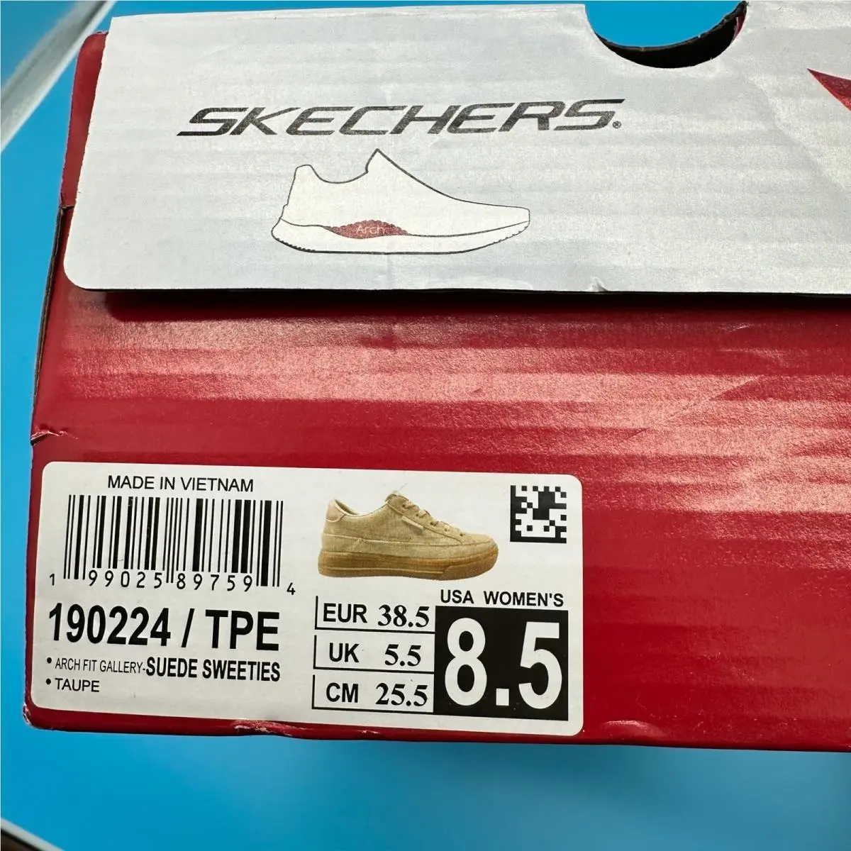 Skechers shoes - Arch Fit Arcade Meet Ya There - Beige 8