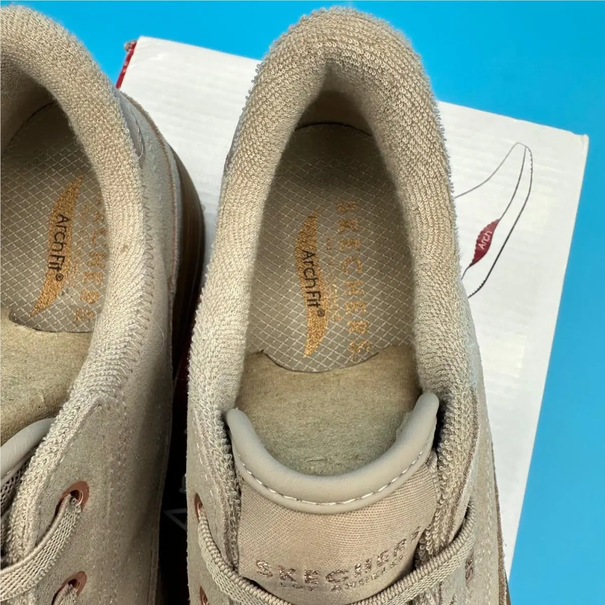 Skechers shoes - Arch Fit Arcade Meet Ya There - Beige 5