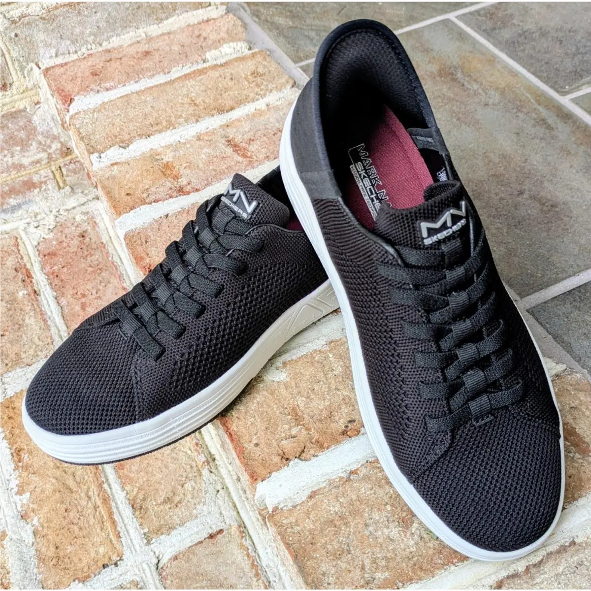 Mark Nason  Women`s Black Alpha Cup Loey Slip-in Sneakers Size 6.5 by Skechers