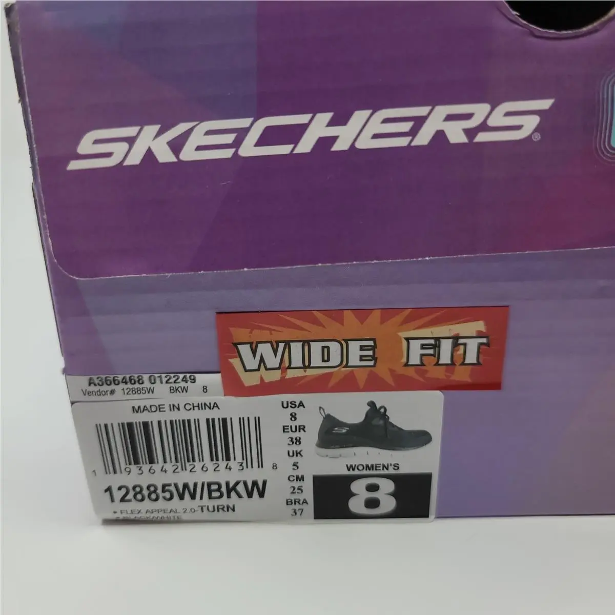 Skechers shoes - Skechers Flex Appeal 2.0 - Flex Appeal - 12885W/BKW - Black 8