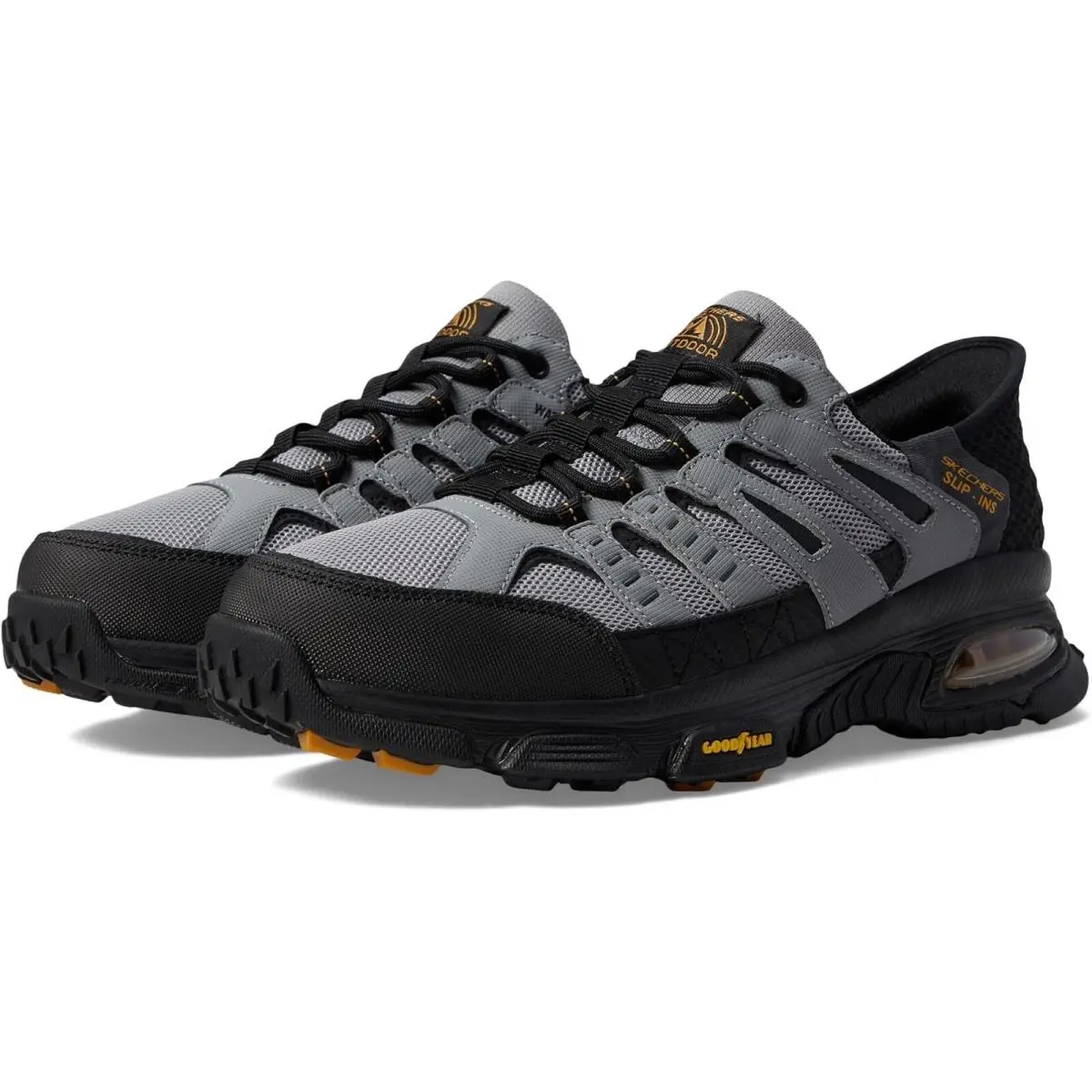Skechers D5164 Mens Grey Skech-air Envoy Emissary Hands Free Sneakers Size 11 W - Gray