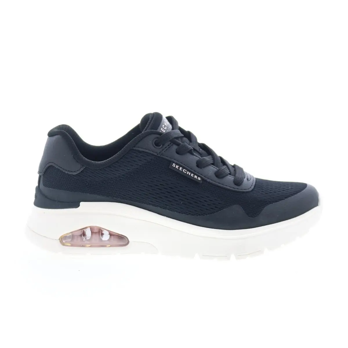 Skechers Uno Flex - Spring On Air Womens Black Lifestyle Sneakers Shoes 9.5