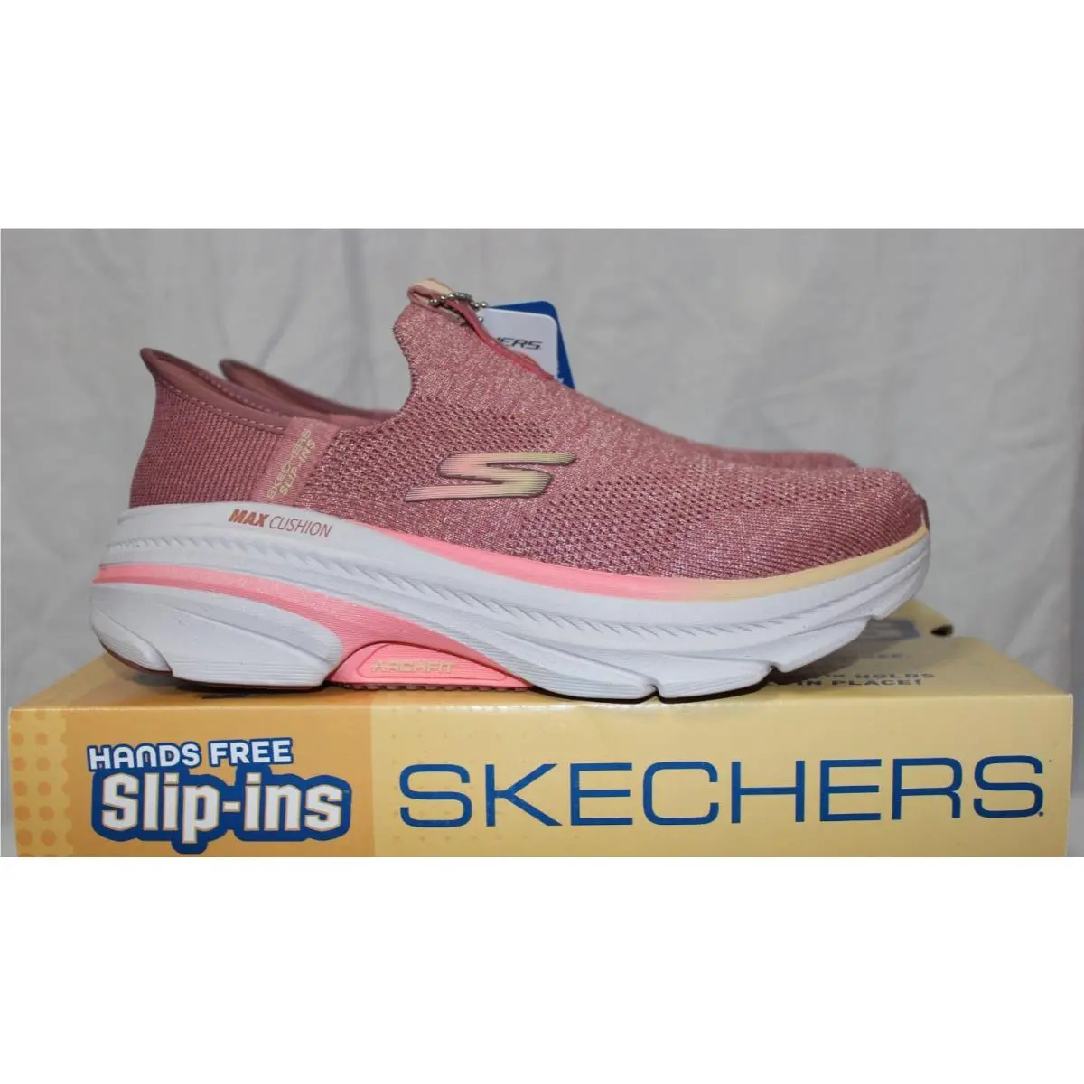 Skechers shoes - Max Cushioning Arch Fit 2.0-cambridge Wide Slip-ins - 128945wros - Rose (UPC: 198376203177) 1