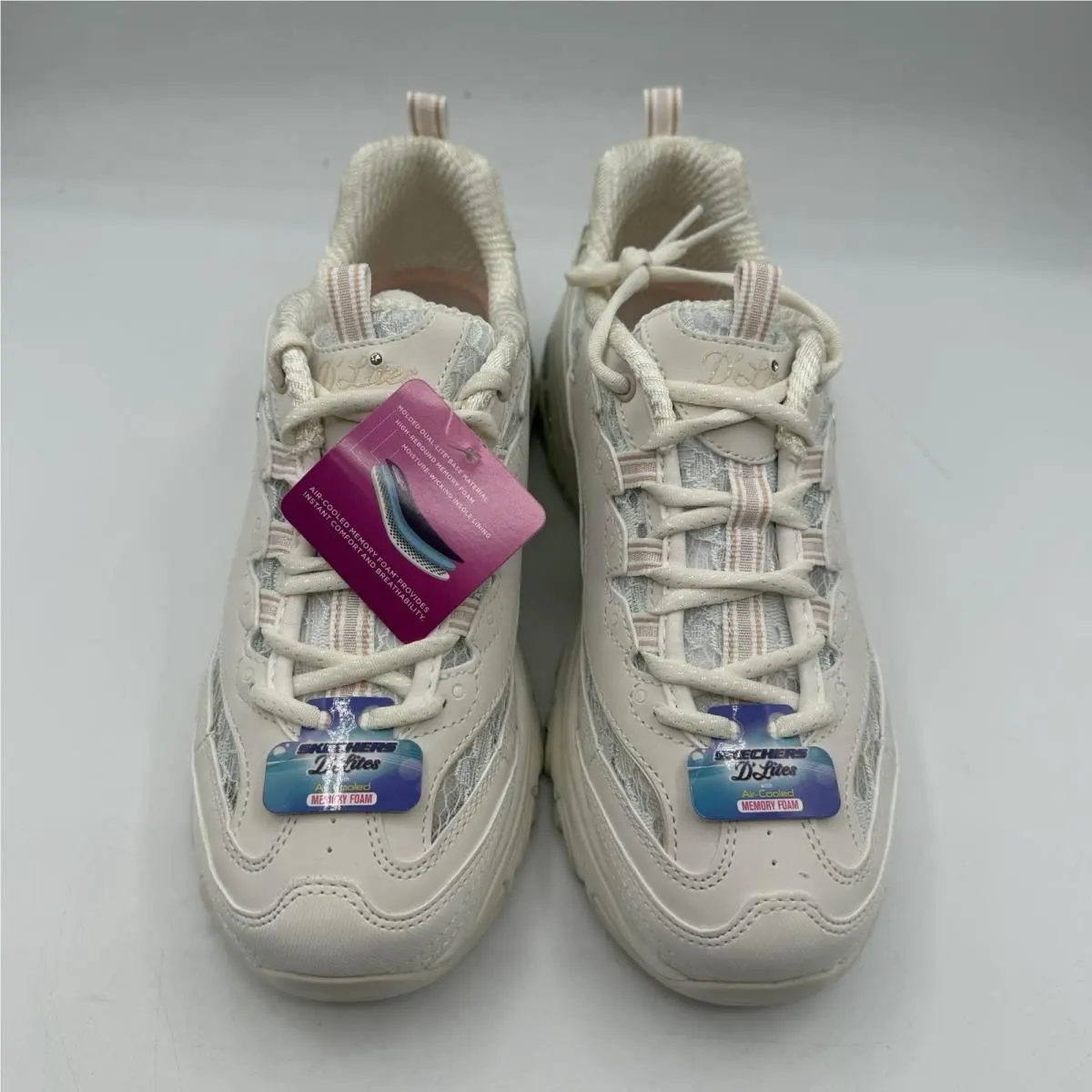 Skechers shoes - Skechers D`Lites_Floral - White 3