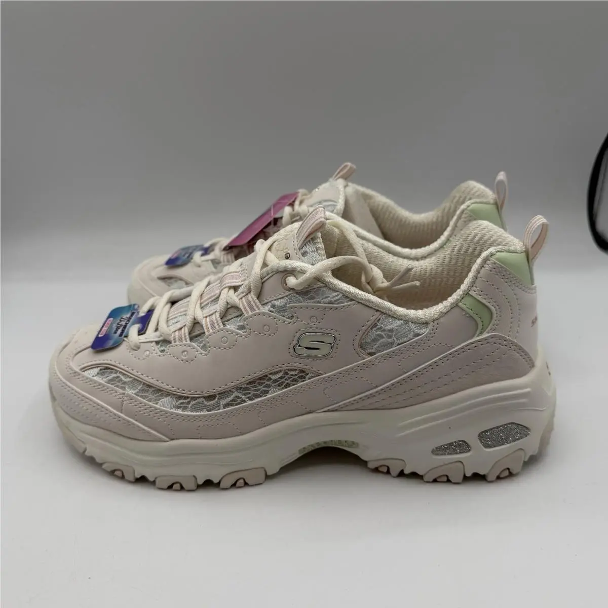 Skechers shoes - Skechers D`Lites_Floral - White 4