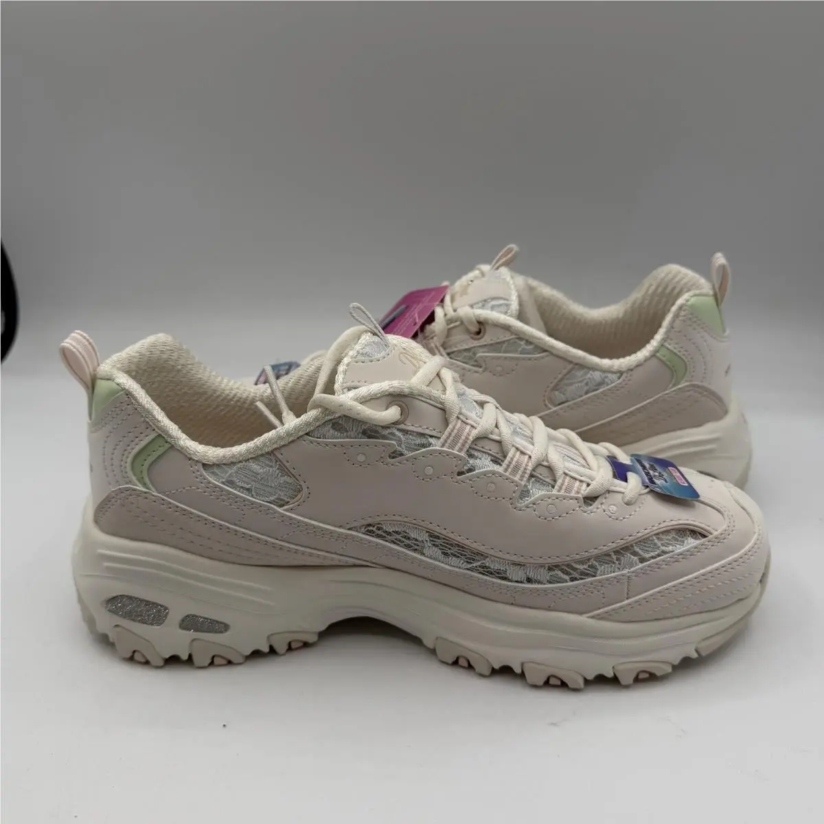 Skechers shoes - Skechers D`Lites_Floral - White 5