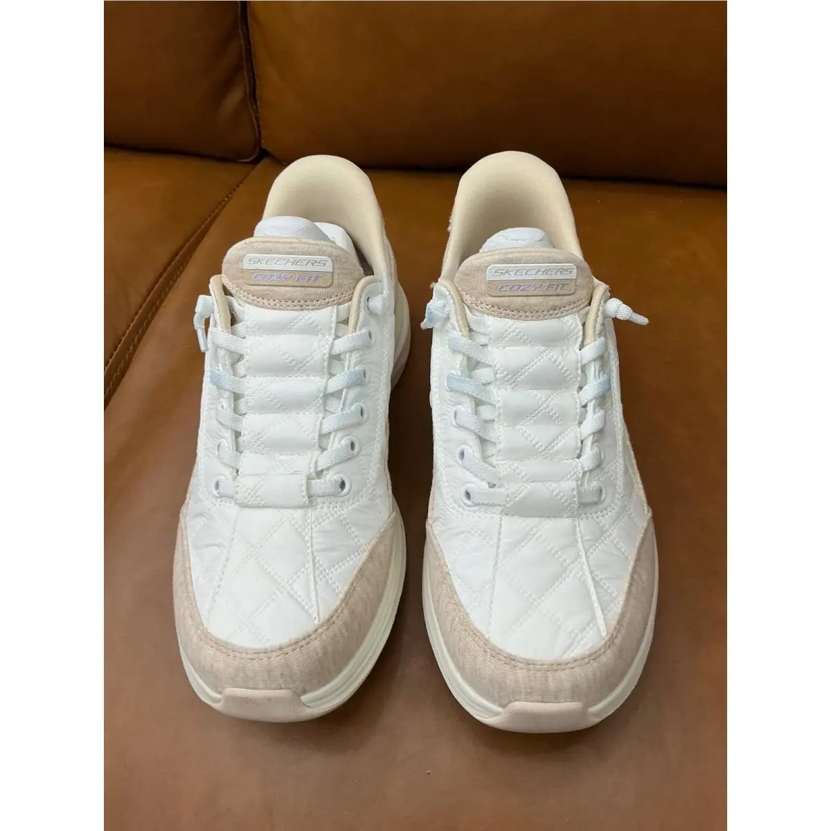 Skechers shoes - Skechers Hands Free Slip-ins Cozy Fit - White 2