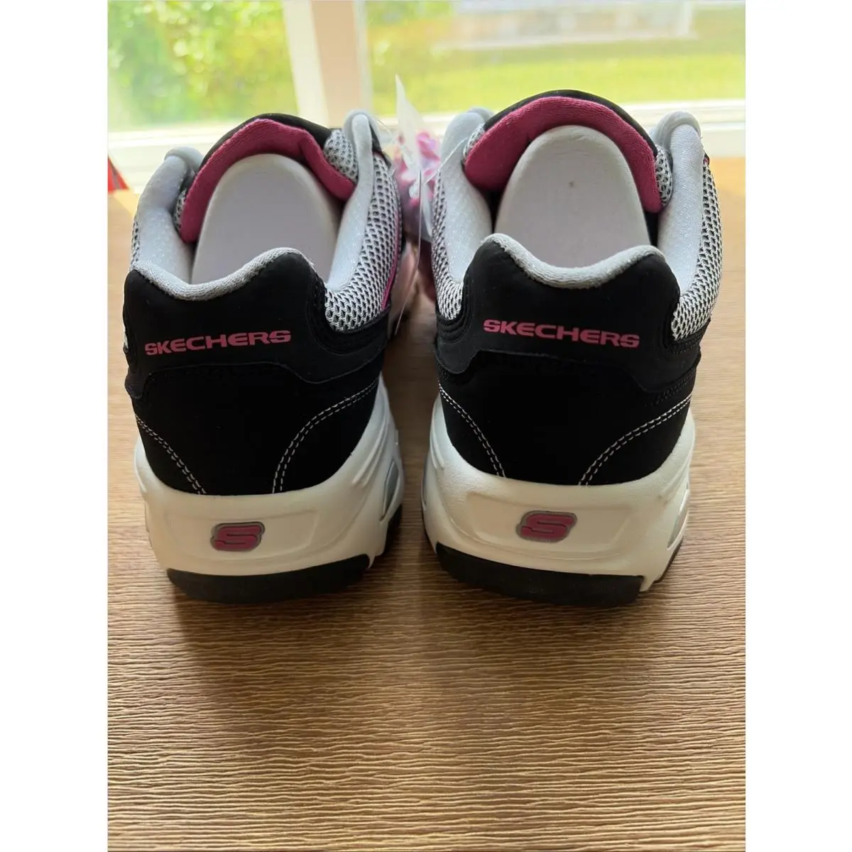Skechers shoes - Skechers D`Lites Life Saver - Life Saver - 11860EW/BKWP - Black/Pink (UPC: 889110560174) 3
