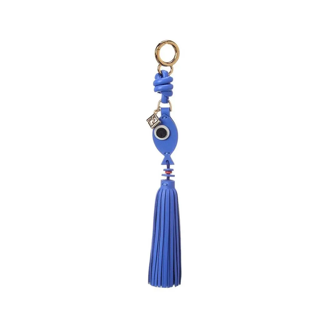 Fish Leather Charm Women`s Green 34 by Fendi
