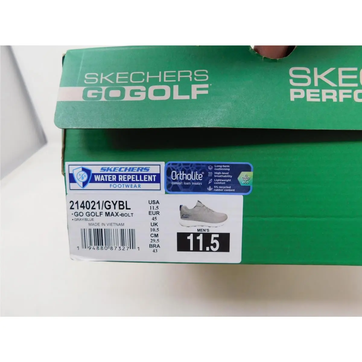 Skechers shoes - Skechers GO GOLF Max-Bolt - GOLF - 214021/GYBL - Gray 7