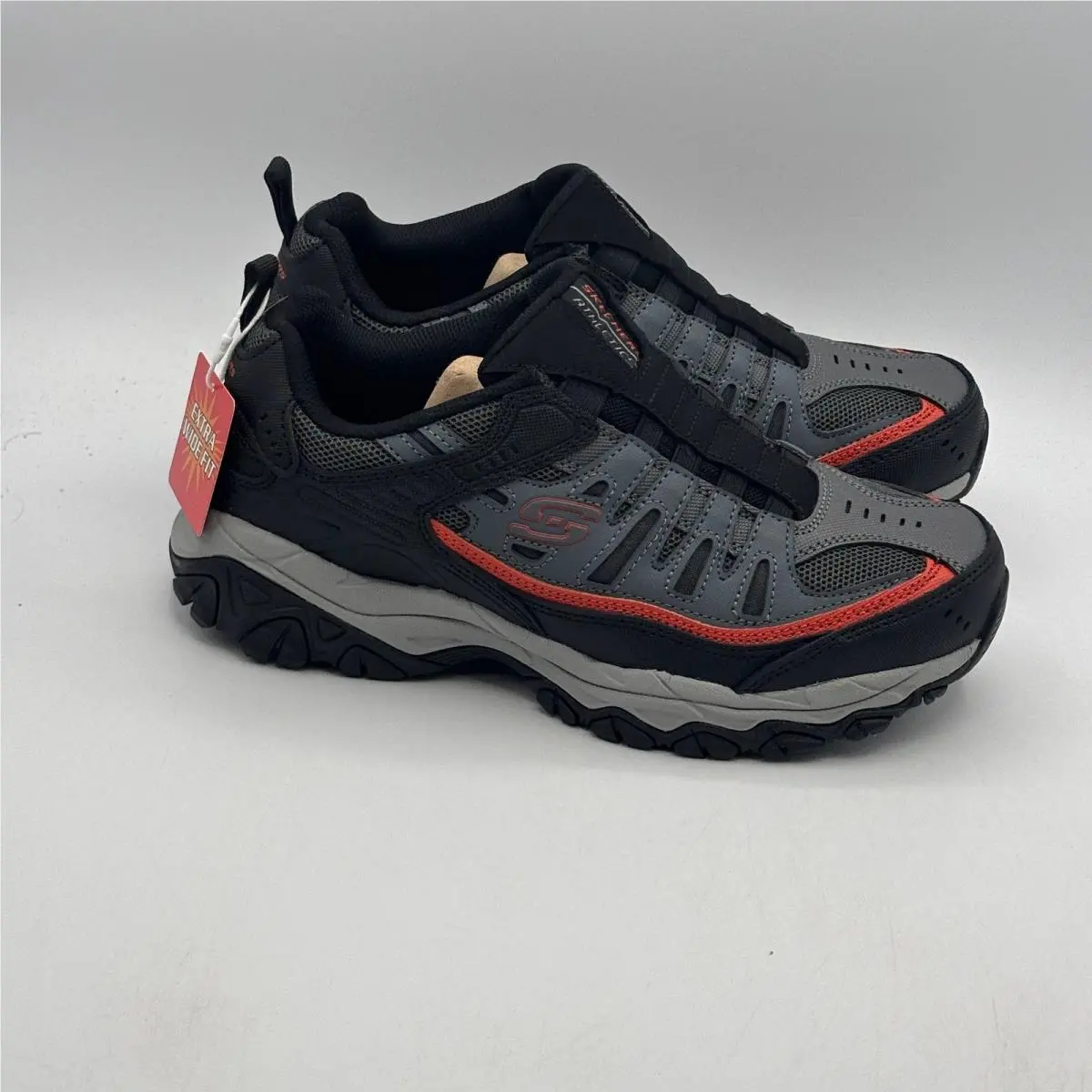 After Burn Shoes Mens Size 8.5 Black Orange Training 51866EWW by Skechers