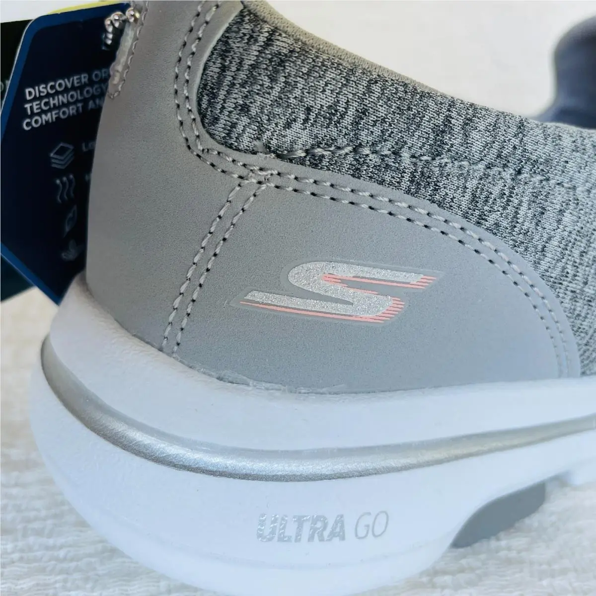 Skechers shoes - SKECHERS GO WALK 5 - WALK - 15903/GRY - Gray (UPC: 193113887238) 5