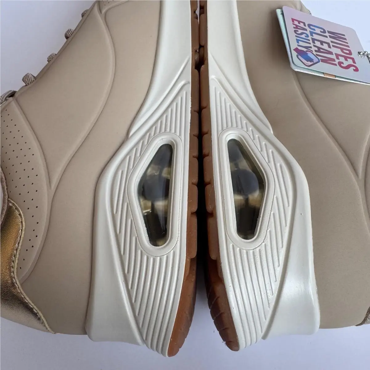 Skechers shoes - Skechers Street Uno Shimmer Away - Beige 4