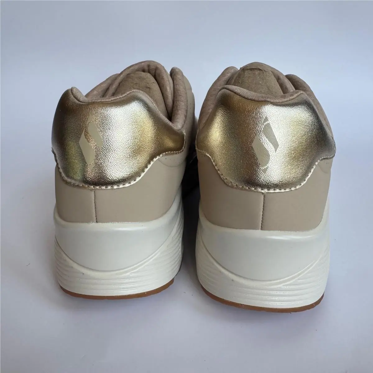 Skechers shoes - Skechers Street Uno Shimmer Away - Beige 3