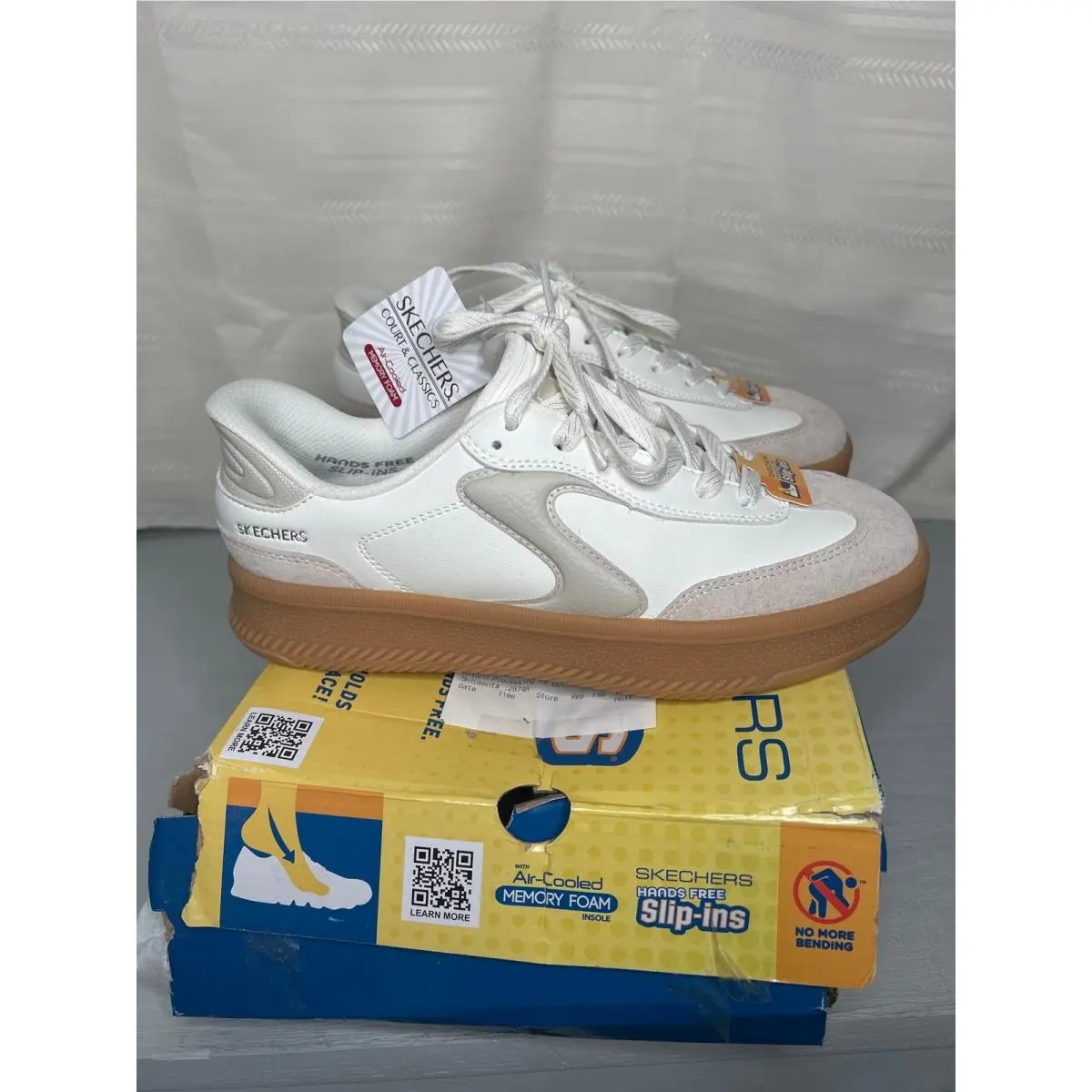 Skechers shoes - Skechers Slip-Ins Hotshot - Hotshot - White 7