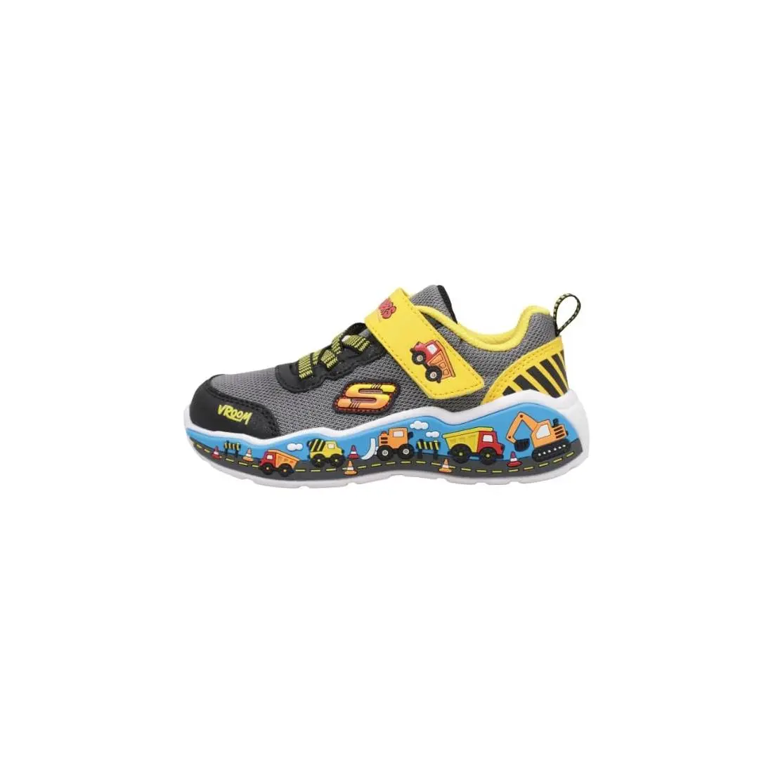 Kids Boys Play Scene Sneaker Black/yellow 8 Toddler by Skechers