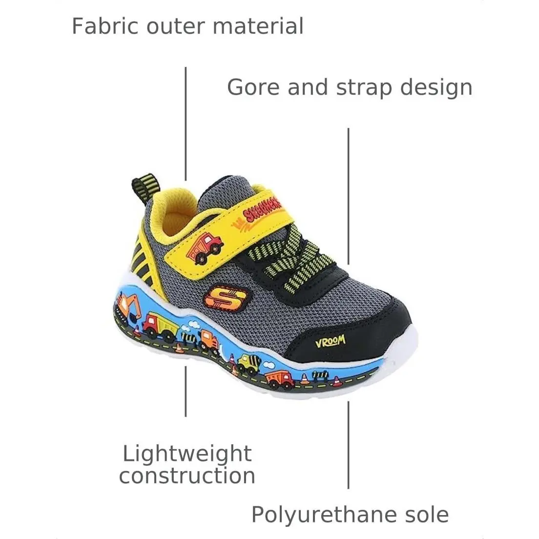 Skechers shoes - 407312N - 407312N - Black/Yellow (UPC: 196989509631) 1