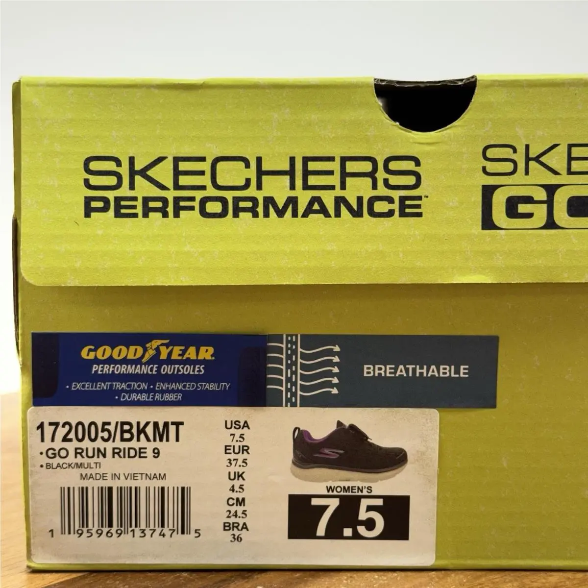 Skechers shoes - Skechers go run ride 9 - Black 7