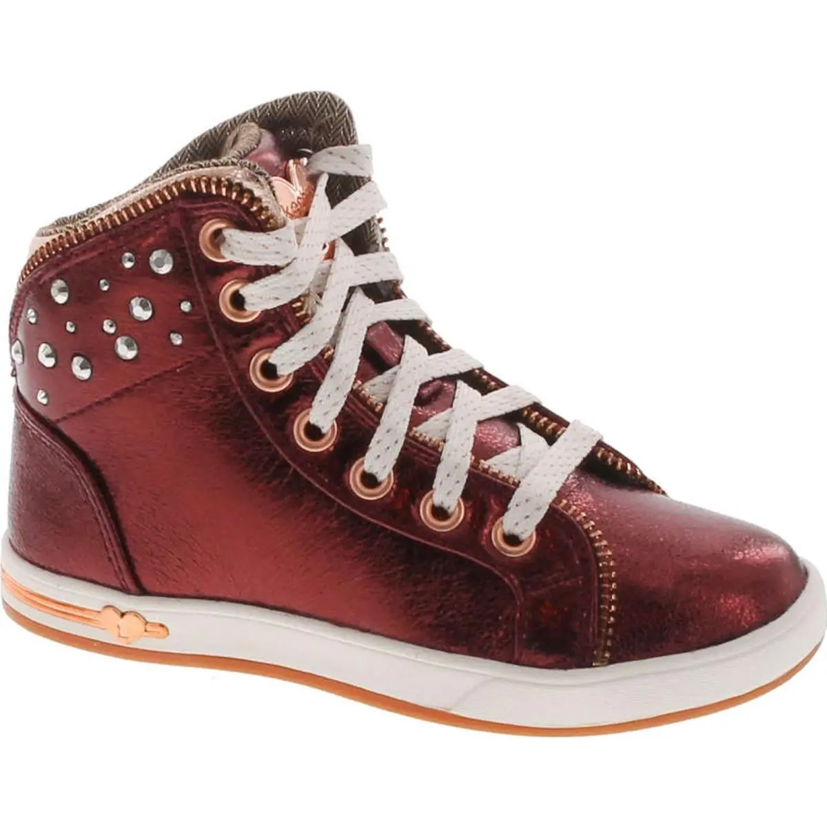 Skechers Girls` Shoutouts Ritzy Zips High Top
