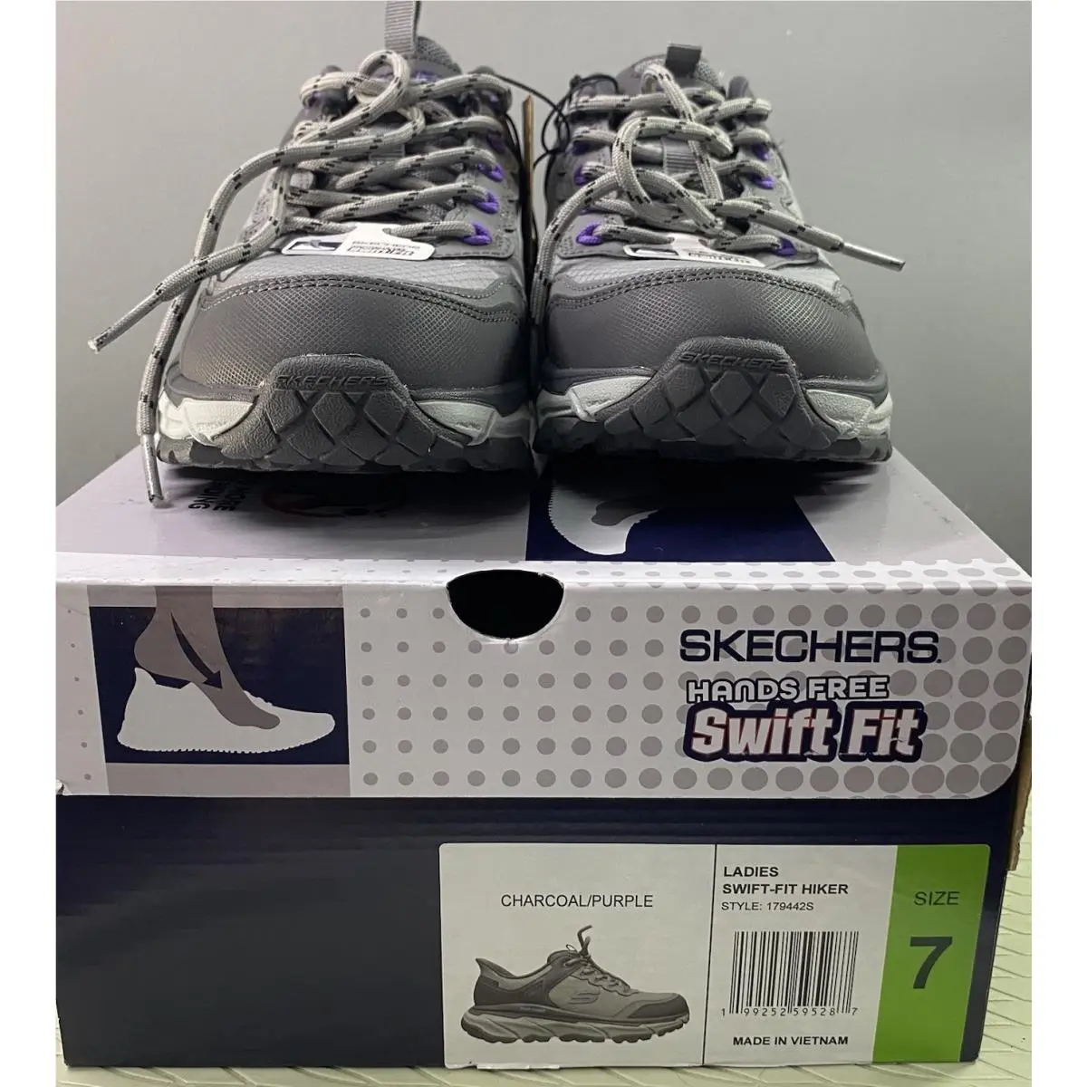 Skechers shoes - Skechers Swift Fit - Swift Fit - Gray, Purple 6