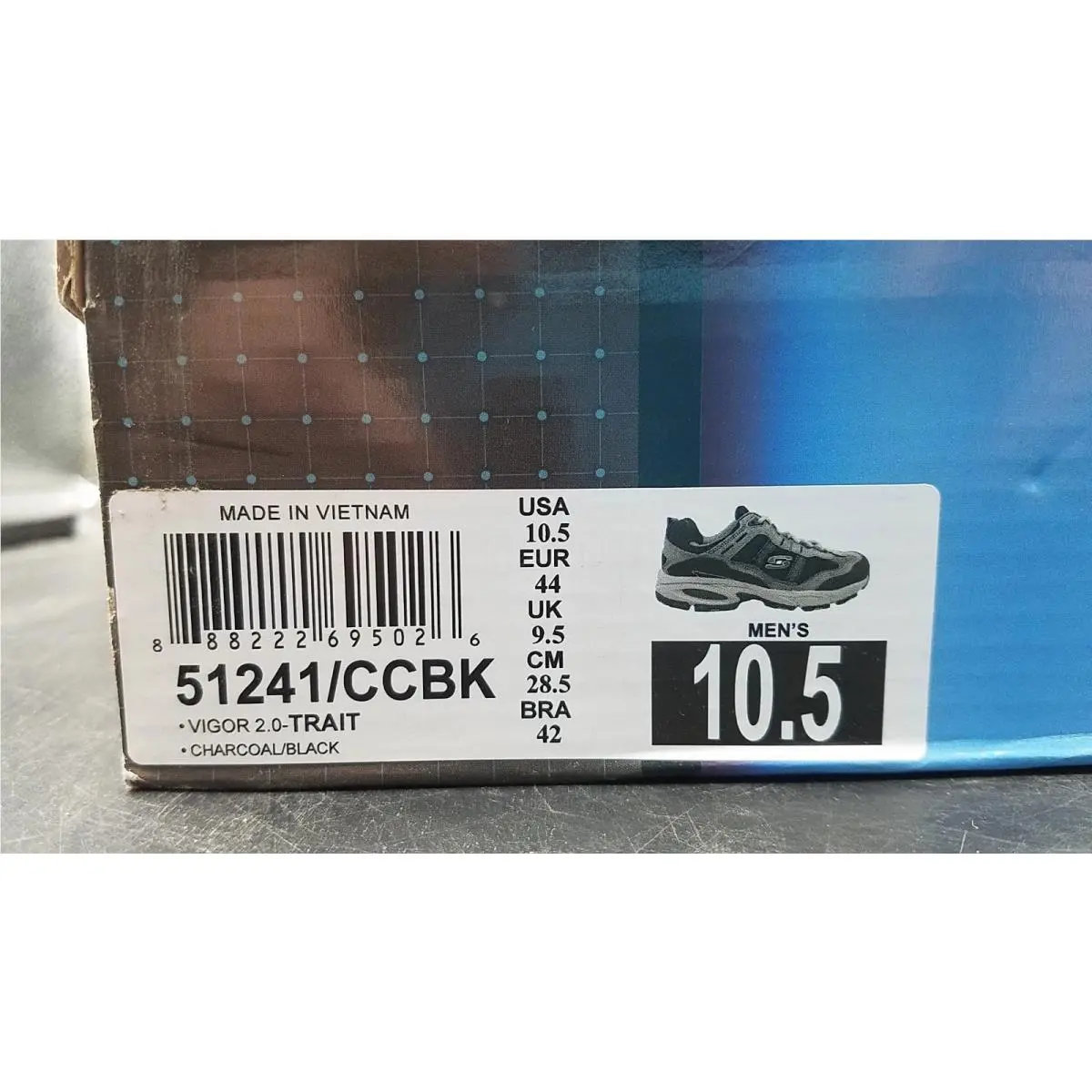 Skechers shoes - Charcoal/Black (UPC: 888222695026) 1