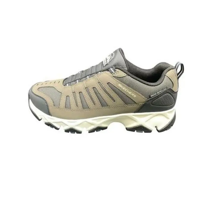 Men Sneaker Trail Hiking 237345/BRN Crossbar Cedar Brown Size 9 M by Skechers