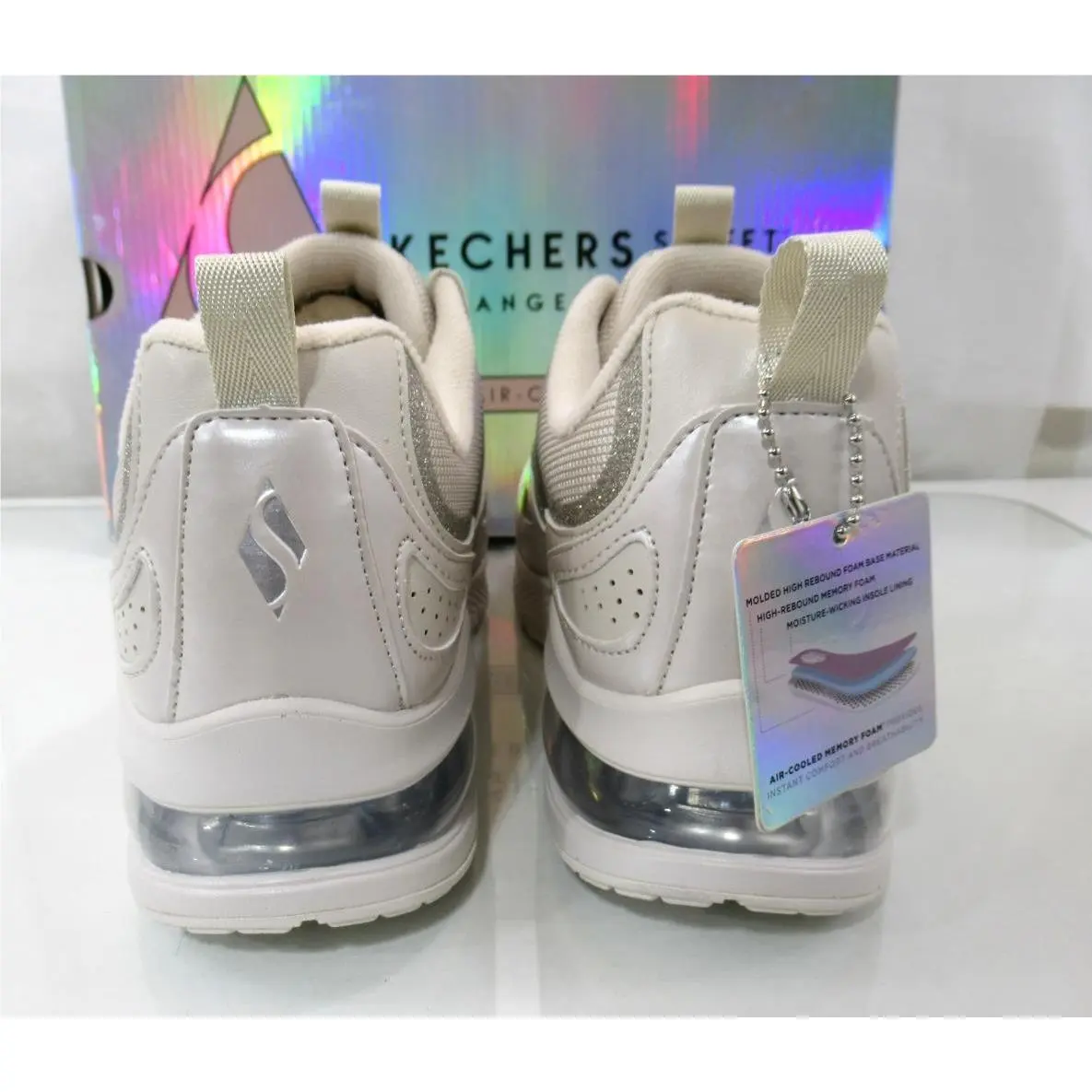 Skechers shoes - Skechers Street Los Angeles Uno 2 - 155547 - Beige (UPC: 195969667576) 3