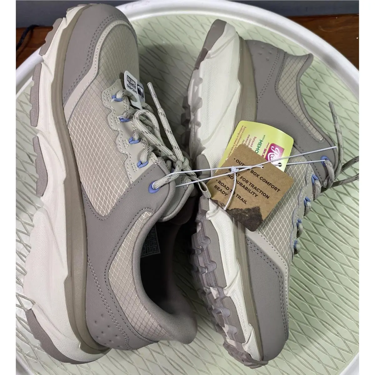 Skechers shoes - Skechers Swift Fit - Swift Fit - Beige, Blue 7