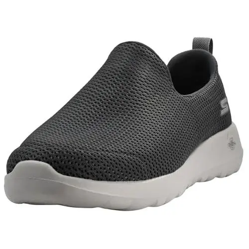 Athletic Air Mesh Slip on Walking Shoe Charcoal 11.5 - Skechers Men`s Go Walk