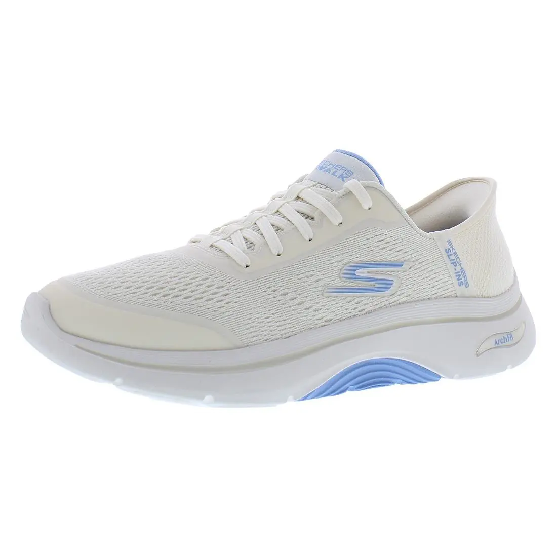 Skechers shoes - Natural/Light Blue, Main: Beige (UPC: 197627666907) 0