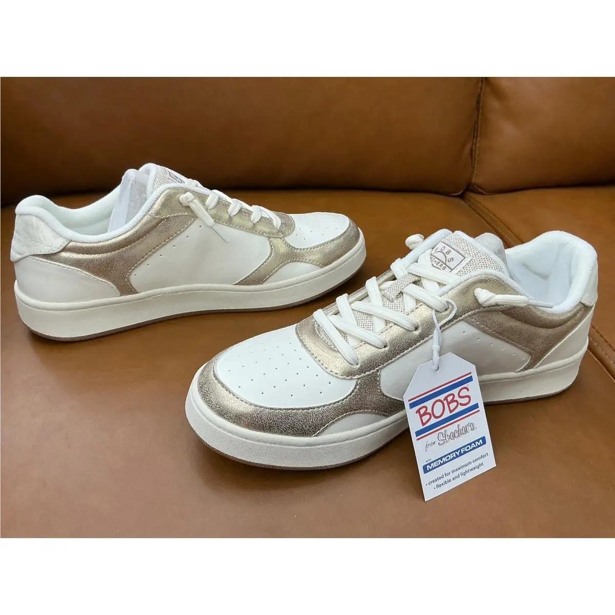 Skechers shoes - B Cute Court - Glitz Look - White 0